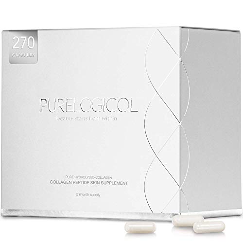 Collagen Supplement, Best Hydrolysed Collagen Peptides, 3 Months Supply for Younger Looking Skin Purelogicol Au supplements