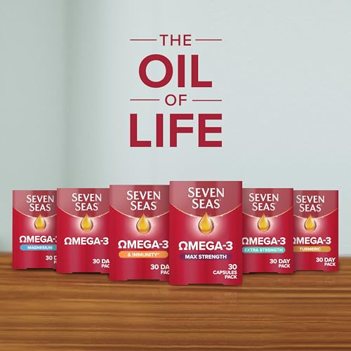 Seven Seas Omega-3 Fish Oil, Max Strength, Omega 3 + Vitamin D For Whole Body Health Seven Seas Au supplements