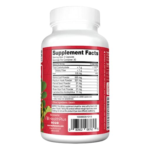 Health Plus Super Colon Cleanse Digestive Support | Constipation Relief to Reduce Bloating Health Plus Au supplements