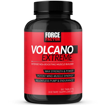 Force Factor Volcano Extreme Pre Workout Nitric Oxide Booster Supplement for Men Force Factor Au supplements