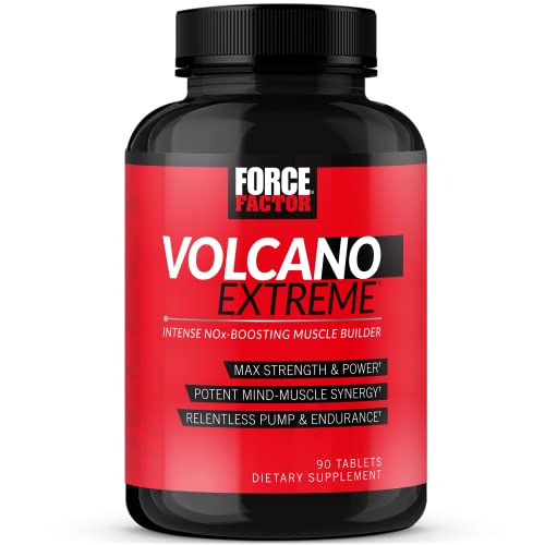 Force Factor Volcano Extreme Pre Workout Nitric Oxide Booster Supplement for Men Force Factor Au supplements