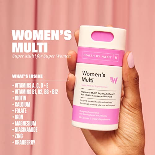 Health By Habit Womens Multi Supplement (60 Capsules) - 23 Essential Vitamins Health By Habit Au supplements