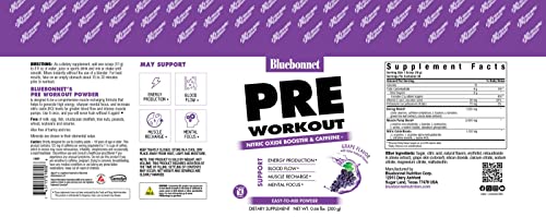 BlueBonnet Nutrition Extreme Edge Pre workout, Increases Nitric Oxide (NO) levels Bluebonnet Au supplements