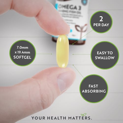 Omega 3 2000mg with 660mg EPA & 440mg DHA per Serving - 240 Softgel Capsules Nutravita Au supplements