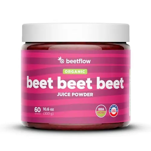 Beet Beet Beet - Organic Beet Juice Powder Healthy Blood Pressure, Cholesterol BEETFLOWAU supplements