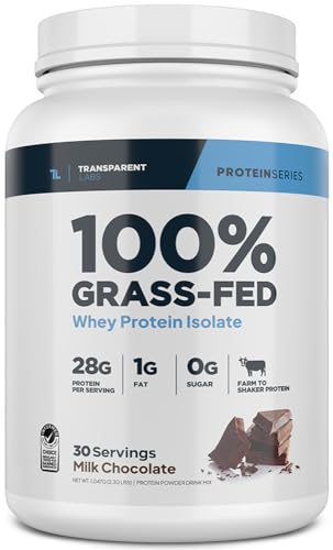 Transparent Labs Grass-Fed Whey Protein Isolate - Naturally Flavored, Gluten Free Transparent Labs Au supplements