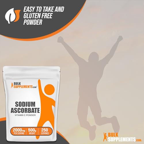 BulkSupplements.com Sodium Ascorbate Powder - Antioxidant Powder - Sodium Ascorbate Bulksupplements Au supplements