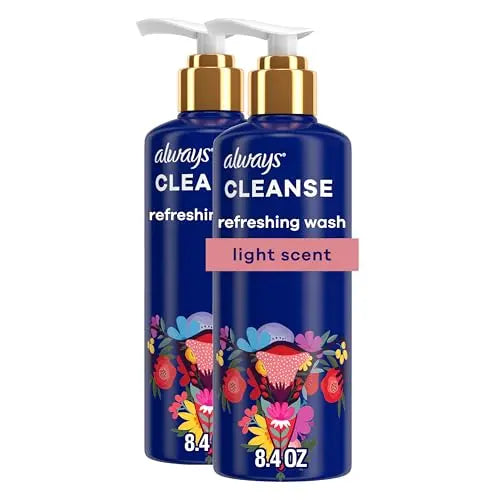 Always Cleanse Feminine Intimate Wash For Women, Ph Balanced For Skin, Lightly Scented AlwaysAU supplements