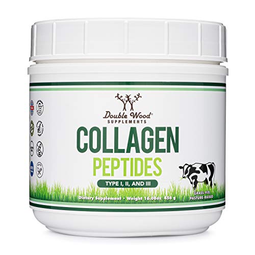 Collagen Peptides Powder - Hydrolyzed Collagen, Keto Safe - 16.08oz - Multi Type 1, 2 Double Wood Supplements Au supplements