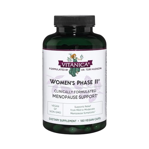 Vitanica Women's Phase II, Menopause Support, Vegan, 180 Capsules Vitanica Au supplements