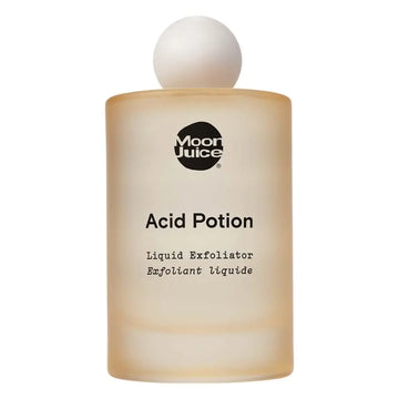 Moon Juice Acid Potion Liquid Face Exfoliator - 25% AHA BHA Exfoliant with Reishi + Niacinamide - Helps Resurface Skin, Unclog Pores, & Stimulate Collagen - Hydrates & Soothes Skin (3.3 Fl oz) Moon Juice Au supplements