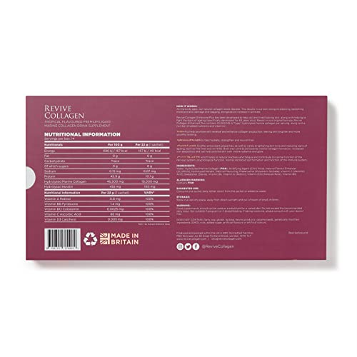 Revive Collagen Enhanced Plus 10,000mg Hydrolysed Marine Collagen Drink with Added Vitamin A & C Revive Collagen Au supplements