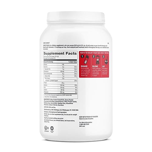 GNC Pro Performance 100% Whey Protein Powder - Chocolate Supreme, 25 Servings GNC Au supplements