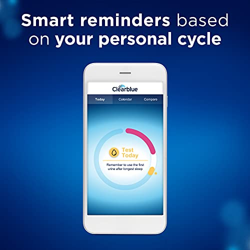 Clearblue Connected Ovulation Test System featuring Bluetooth connectivity and Advanced Clearblue Au supplements