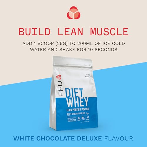 PhD Nutrition Diet Whey Low Calorie Protein Powder, Low Carb, High Protein Lean Matrix PhD Au supplements