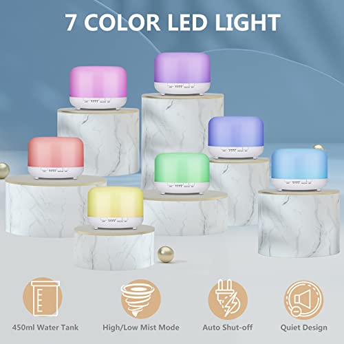 Hianjoo 450ml Essential Oil Diffuser, Electric Aroma Ultrasonic Aromatherapy Fragrant Oil Hianjoo Au supplements