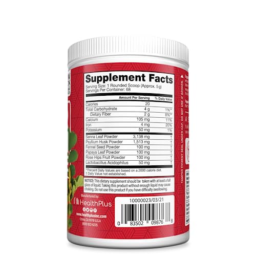 Health Plus Super Colon Cleanse, 68 Servings, 12oz Health Plus Au supplements