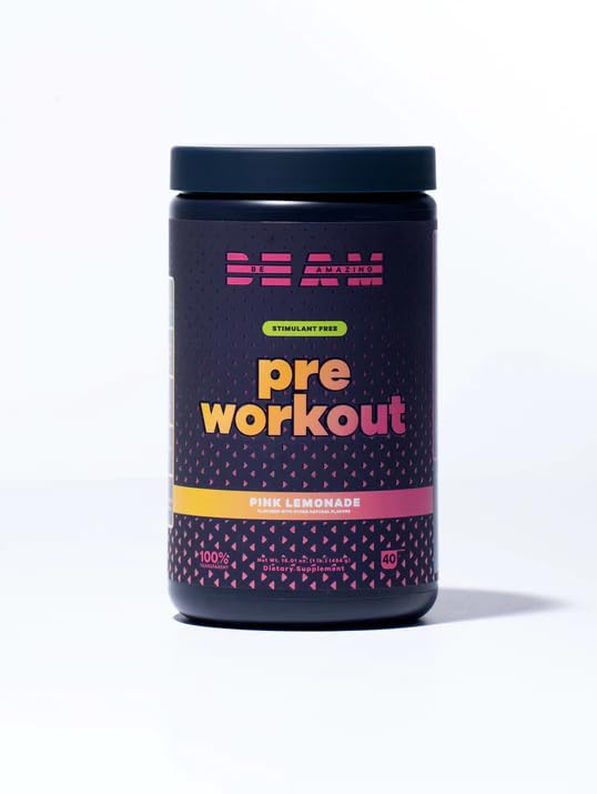 BEAM Be Amazing Vegan Stim Free Pre-Workout Powder | Energy Booster Powdered Drink BEAM Au supplements
