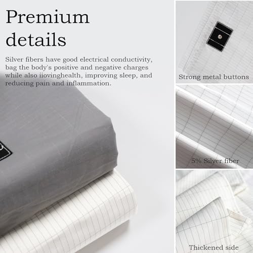 Grounding Sheet, Grounding Mat for Bed with Grounding Cord, Reduce Painful, Inflammation XINHUSUUS supplements