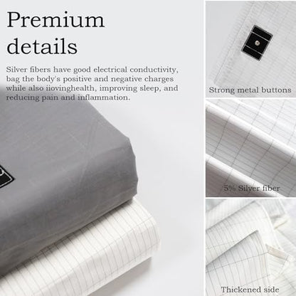 Grounding Sheet, Grounding Mat for Bed with Grounding Cord, Reduce Painful, Inflammation XINHUSUUS supplements