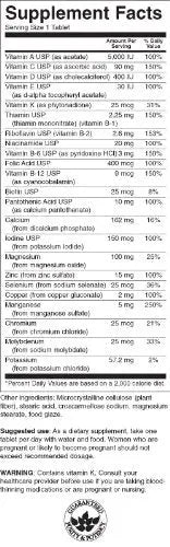 Swanson Century Formula Multivitamin Without Iron 130 Tabs Swanson Au supplements
