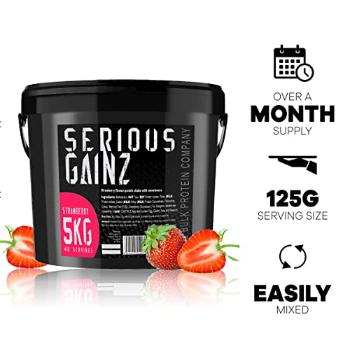 The Bulk Protein Company, SERIOUS GAINZ - Whey Protein Powder - Weight Gain, Mass Gainer The Bulk Protein CompanyUS supplements
