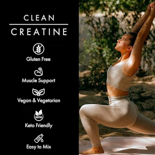 Clean Creatine - 100% Creapure® Creatine Monohydrate Powder for Muscle Growth CLEAN Au supplements