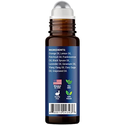 Stress Ease Essential Oil Roll On Blend 10ml - Natural Stress Relief Essential Oils Roll Nexon Botanics Au supplements