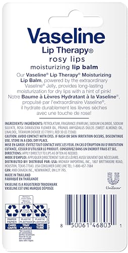 Vaseline Lip Therapy Rosy Lips Moisturizing Lip Balm - Twin Pack (2-Pack) Vaseline Au supplements