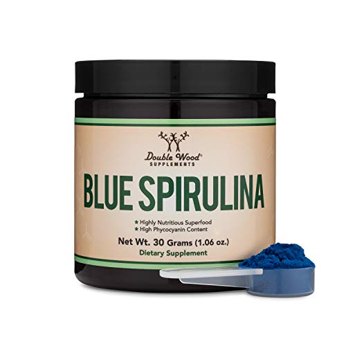 Blue Spirulina Powder - Maximum 35% Phycocyanin Content, Superfood Powder from Blue Double Wood Supplements Au supplements