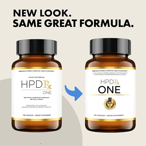 HPD Rx ONE Immunity Boost Multivitamin HPV Supplements for Women and Men, Pack of 6 HPD Rx Au supplements