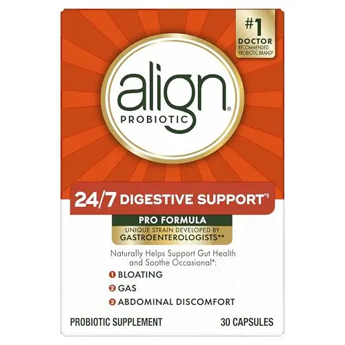Align Probiotic, Pro Formula, Probiotics for Women and Men, Probiotics for Digestive Health, Men and Womens Probiotic Capsules Help Relieve Occasional Bloating & Gas*, 30 Capsules Align uk supplements