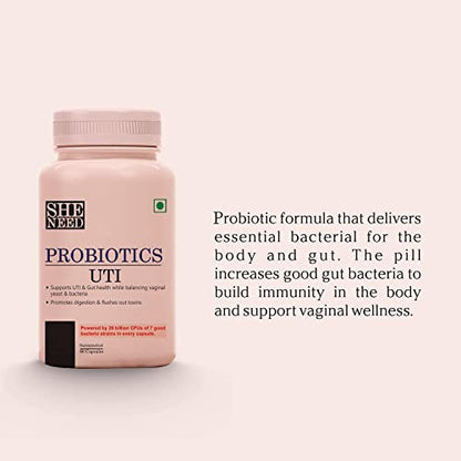 Vishopy, Track UTI PROBIOTICS Supplement for Men Women – 20 Billion CFUs with 7 Strains VishopyUS supplements