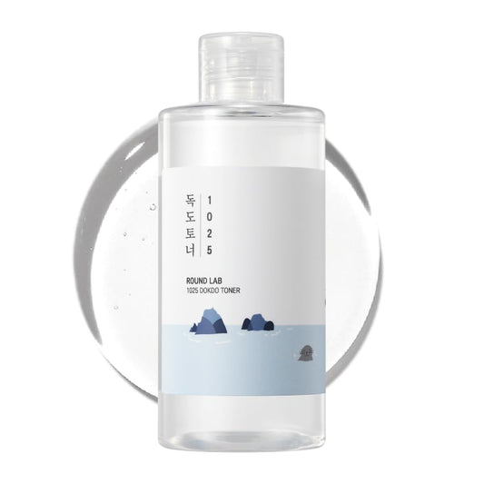 ROUND LAB 1025 Dokdo Toner 6.76 Fl Oz, Oil Control and Reduces Excess Sebum, Gentle Exfoliating Facial Toner, Deep Sea Water for Moisturization ROUND LABUS supplements