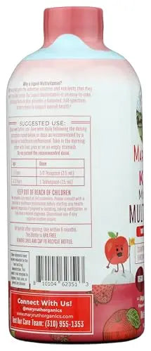 MaryRuth's Kids Liquid Morning Multivitamin | Kids Multivitamin | Immune Support | Vitamin C & D | Kids Vitamins | MaryRuth Organics Au supplements