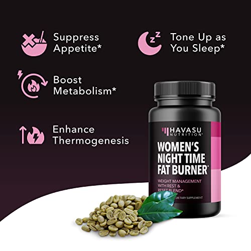 Night Time Fat Burner for Women | Weight Loss and Sleep Support Blend With Vitamin D HAVASU NUTRITION Au supplements