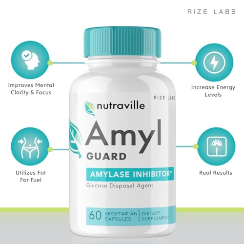 rize labs (2 Pack Nutraville Amyl Guard Dietary Supplement, Nutraville Amyl Guard Weight rize labs Au supplements