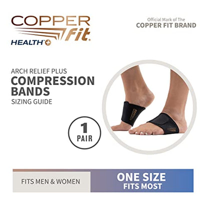 Copper Fit CFACBP Health Unisex Arch Relief Plus with Built-In Orthotic Copper FitUS supplements