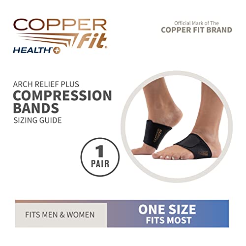 Copper Fit Health Unisex Arch Relief Plus with Built-In Orthotic (Pack of 12) Copper Fit Au supplements