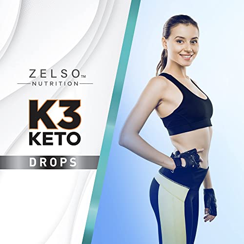 (3 Pack) K3 Keto Drops for Weight Loss - Fat Burner & Metabolism Booster | Advanced Keto ZELSOAU supplements