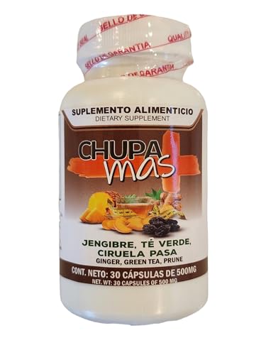 Lenico Comercializadora ChupaMas 60 Capsules Ginger, Green Tea, Prune, Artichoke Lenico Comercializadora Au supplements
