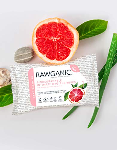 RAWGANIC Gentle Organic Intimate Hygiene Feminine Wipes, Hypoallergenic, Alcohol Free Rawganic Au supplements