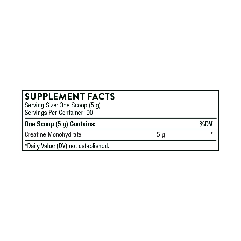 THORNE Creatine - Creatine Monohydrate, Amino Acid Powder - Support Muscles THORNE Au supplements
