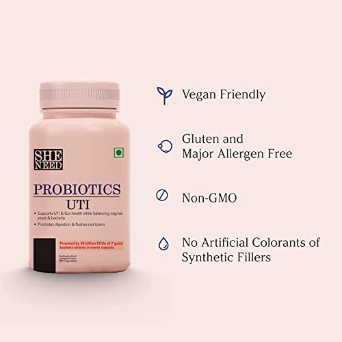 Vishopy, Track UTI PROBIOTICS Supplement for Men Women – 20 Billion CFUs with 7 Strains VishopyUS supplements