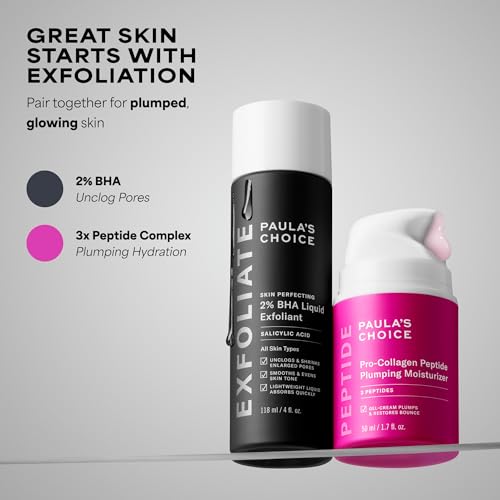 Paula's Choice Pro-Collagen Peptide Plumping Face Moisturizer, Daily Gel Face Cream for Deep Lightweight Hydration, Wrinkles & Loss of Firmness, Fragrance-Free, 1.7 Fl Oz Paula's Choice Au supplements