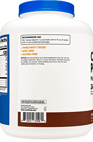 Nutricost Casein Protein Powder 5lb Chocolate - Micellar Casein, Gluten Free, Non-GMO Nutricost Au supplements