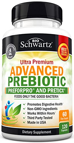 Prebiotics for Advanced Gut Health - Immune System Support & Dietary Fiber BioSchwartz Au supplements