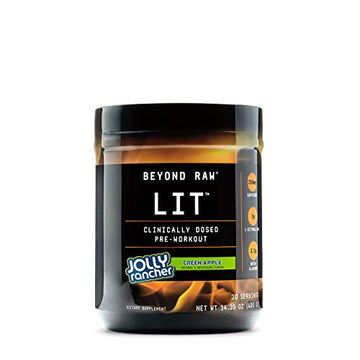 BEYOND RAW LIT | Clinically Dosed Pre-Workout Powder | Contains Caffeine, L-Citruline BEYOND RAW Au supplements