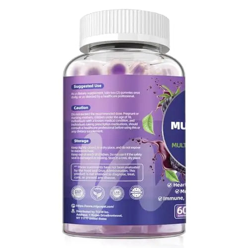 Multivitamin for Men, Mens Multivitamins Gummies w/Omega-3, Probiotics, Inositol, Folate, Biotin, Zinc, Vitamins A, C, D, E, B Migcopat Au supplements