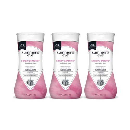Summer's Eve Cleansing Wash, Simply Sensitive, 9 Fl Oz (Pack of 3) Summer's Eve Au supplements